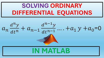 Solving Ordinary Differential Equations Made EASY | MATLAB TUTORIAL.