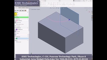 Swept cut circular Profile in SolidWorks