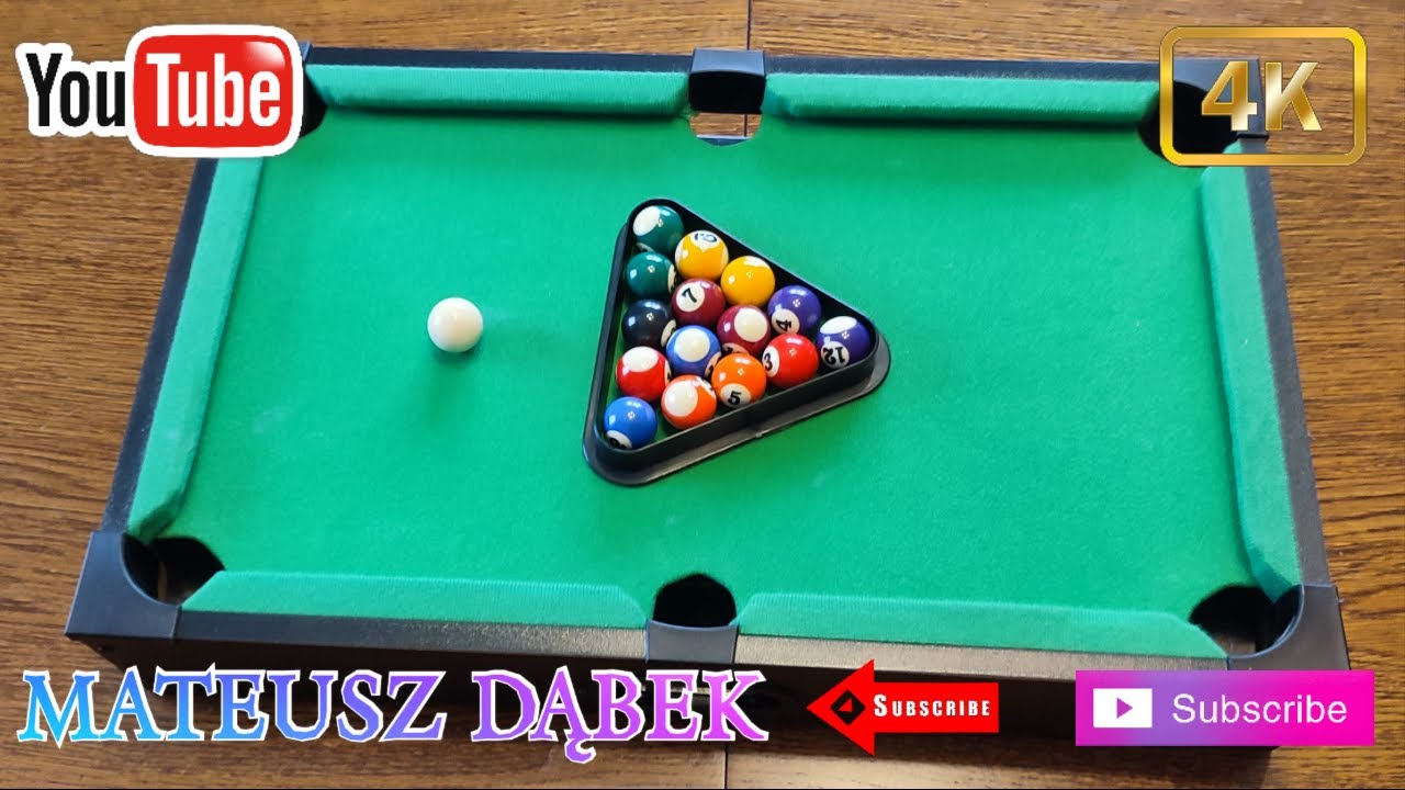 MINI STÓŁ BILARDOWY ZA 130 ZŁ / MATEUSZ DĄBEK