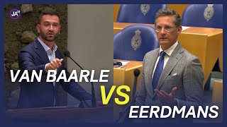 Felle botsing tussen Eerdmans (JA21) en Van Baarle (DENK) over antisemitisme