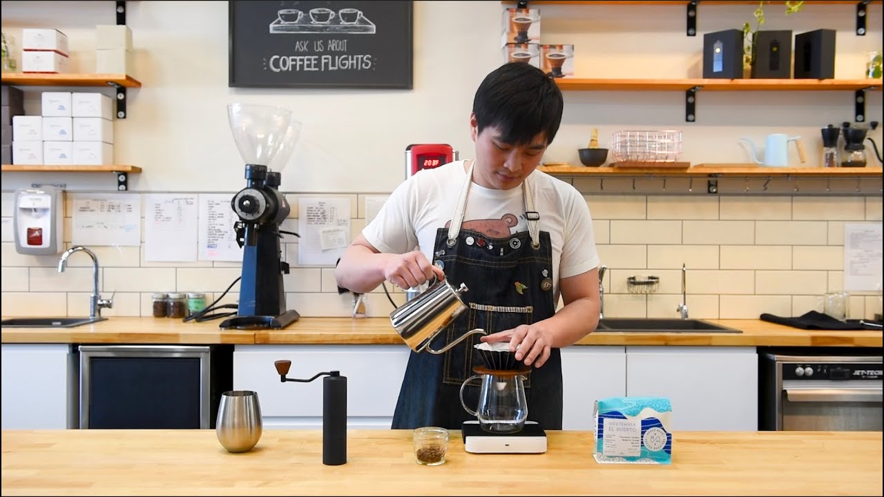 How to Make Pour Over Coffee with an Origami Dripper YouTube