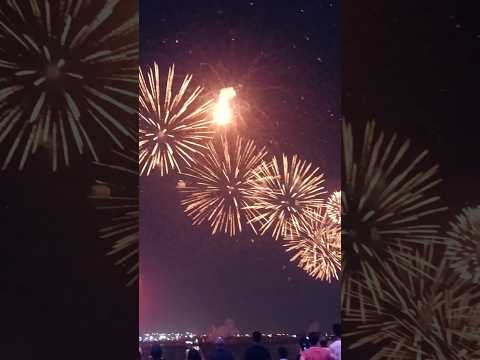 EID AL ADHA FIRE WORKS AT DUBAI CREEK