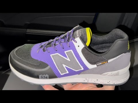 New Cordura Black Purple Shoes - YouTube