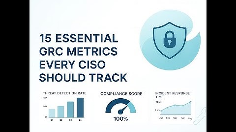 15 GRC Metrics Every CISO Must Track