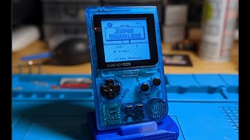 Gameboy Pocket Funny Playing IPS Screen Install