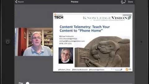 Getting Started with the Knovio for iPad Online Presentation App