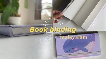 book binding malayalam | journal book binding | #diy easy bookbinding #malayalam #bookbinding