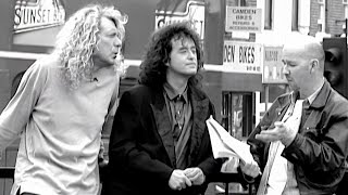 Jimmy Page & Robert Plant - Promotional Interview for Unledded (Street of London 1994)