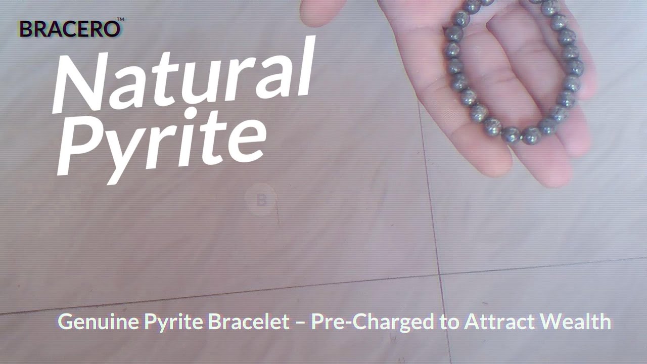 Bracero Original Natural Pyrite Bracelet Review | Money Magnet Stone Benefits for Men & Women