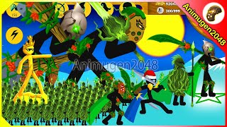 NEW SUMMON GRIFFON DINOSAURS LEAF vs FINAL BOSS LAVA | Stick War Legacy Mod | Animugen2048 screenshot 2