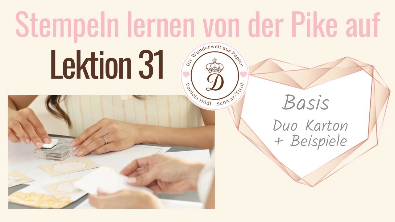 Duo Kartone - was ist das? Was mache ich damit? Brauch ich sowas? 🤔 Stempeln lernen mit Daniela