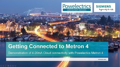 Introduction Powelectrics Metron 4, 4G RTU