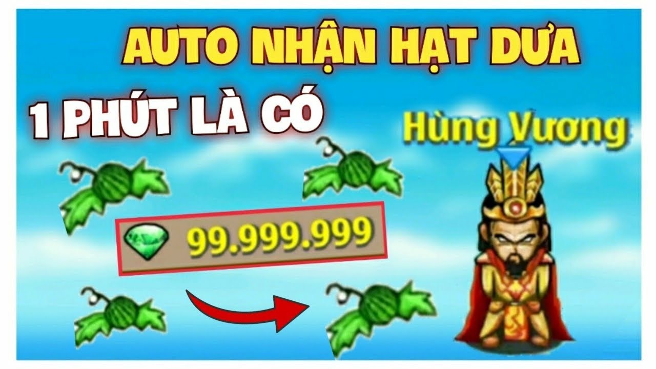 ⭐ Hướng Dẫn Bug Hạt Dưa Kiếm Hàng Ngàn Ngọc Free Từ Sự Kiện Mồng 10 Tháng 3 – Ngọc Rồng Online