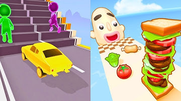 Shape Shifting VS Sandwich Runner || BrainStorm Walkthrough || Max Gameplay || EP111