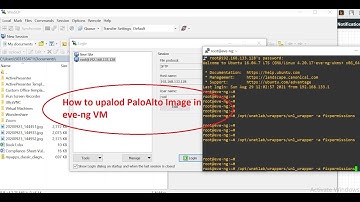 #PaloAlto #Eve-ng.net #Winscp@How to upload PaloAlto Firewall  image version 8 1 in Eve ng Vm