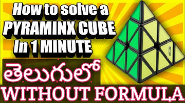 EASIEST WAY to solve a PYRAMINX CUBE | Funny TELUGU Videos | Kc