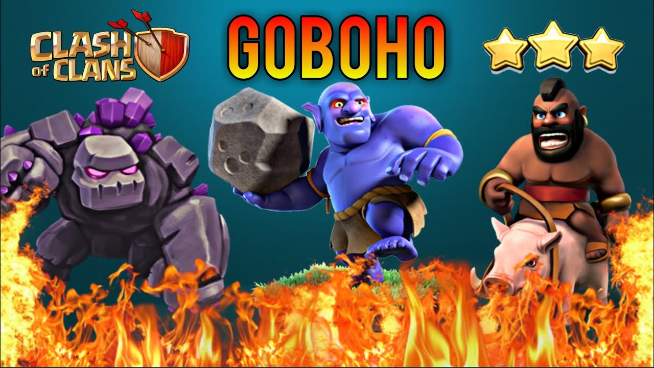 Th9 GoBoHo (Golem+Bowlers+Hog riders) War Attack Strategy | Part 1 | Clash of Clans