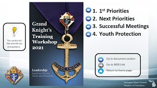 Grand Knight Training 2021