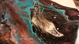 201 Bloom technique - Acrylic pour painting - Dutch Pour - Fluid painting - Fluid art new techniques