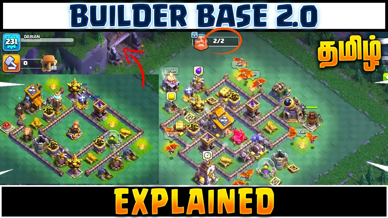 Builder Base 2.0 - Explained | Clash of clans (Tamil) - YouTube