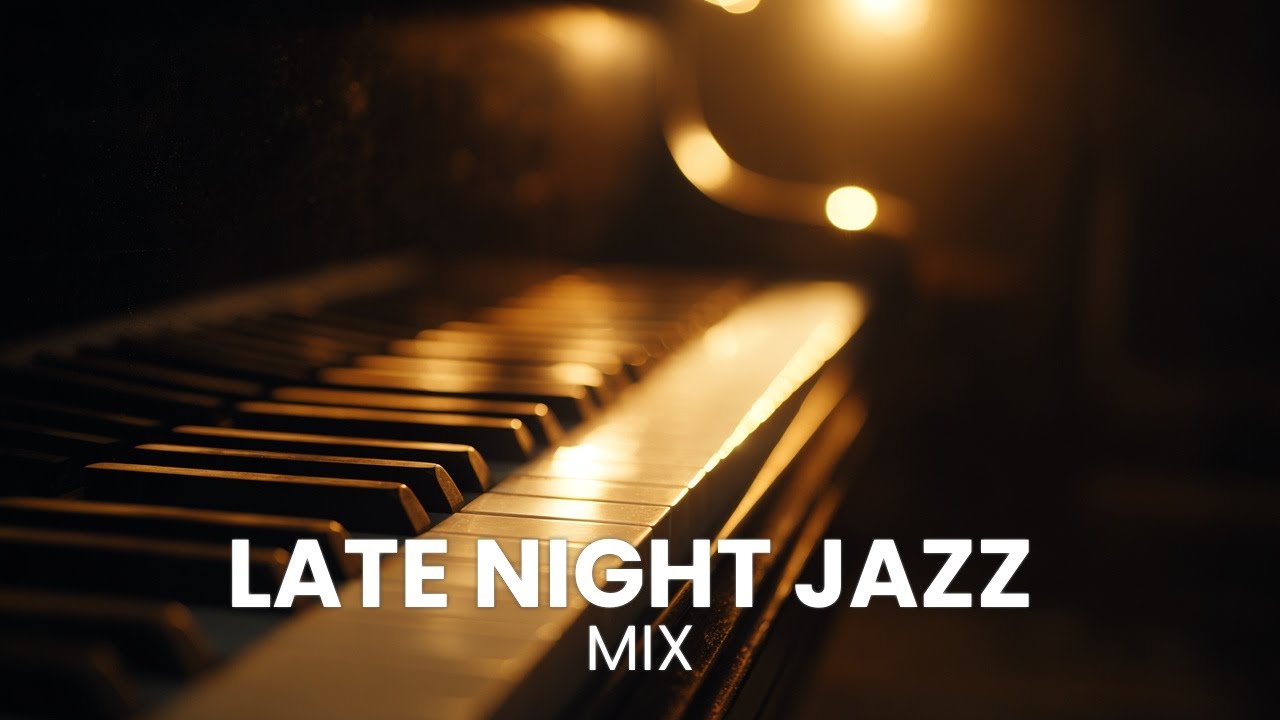 Soothing Jazz Piano Music at Night for Stress-Free Sleep