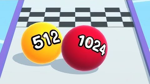 Ball Run 2048 - All Levels Gameplay Walkthrough Android IOS #2