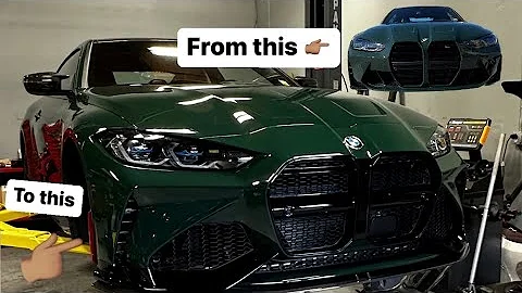 Painting & Installing An Adro Front Bumper For A 2023 BMW G82 M4