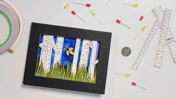 How to make a Watercolour Collage with LED Light Circuit  - STEAM Activity |  Zart Art