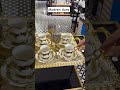 Royal Gold White Tea Set | Zarif Altın ve Beyaz Çay Takımı | Perfect Luxury for Your Home #silvertea