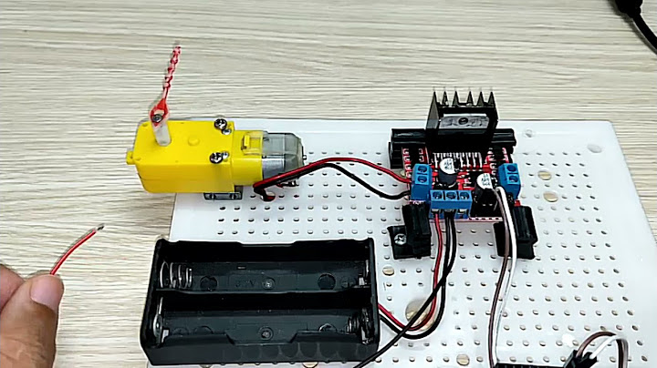 Hướng dẫn arduino xoay chiều mô tơ năm 2024