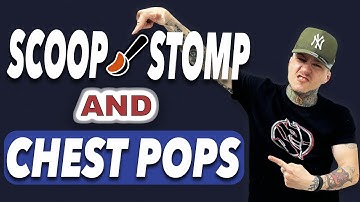 Scoop STOMP with CHEST POPs - Krump Basic quick TUTORIAL | 7 Variations for DRILLING