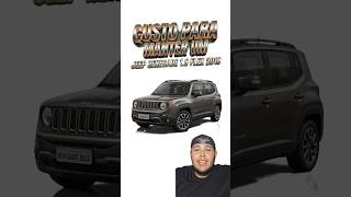 Quanto custa MANTER um Renegade 1.8 Flex? A Realidade de Gastos em 2026!