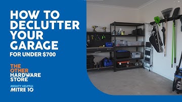 How To Declutter Your Garage for Under $700