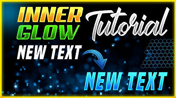INNER GLOW TEXT EFFECT EASY TUTORIAL VIDEO | MAKE AWESOME TEXT WITH PIXELLAB AND PSCC