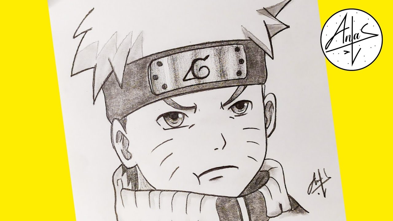 how to draw Naruto Uzumaki step by step