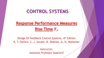 Rise Time || Performance Measures