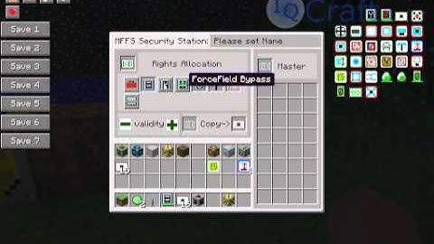 tekkit tutorial cz mffs(Modular Force Field System)