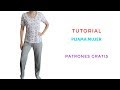 DIY Cómo hacer una PIJAMA MUJER corte y confección