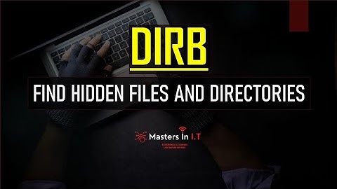 Dirb tool complete tutorial in hindi | Find hidden files and directories