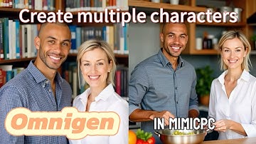 How to Easily Create Multiple Characters with OmniGen in MimicPC | AI Art Made Simple!