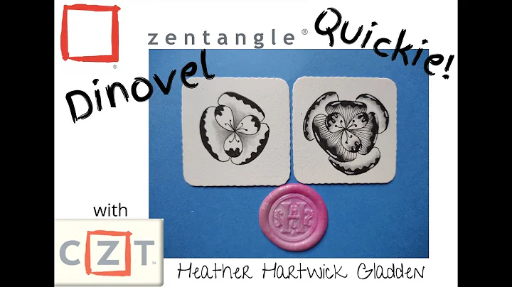 Dinovel | Zentangle Quickie