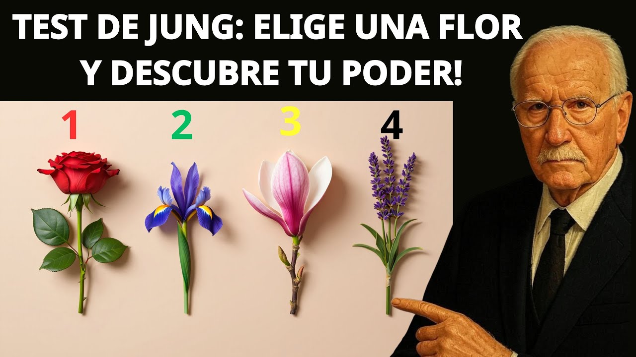 Elige una flor y descubre el poder que hay dentro de ti - Test psicológico de Carl Jung