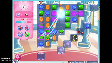 Candy Crush Level 1909 Audio Talkthrough, 1 Star 1 Booster