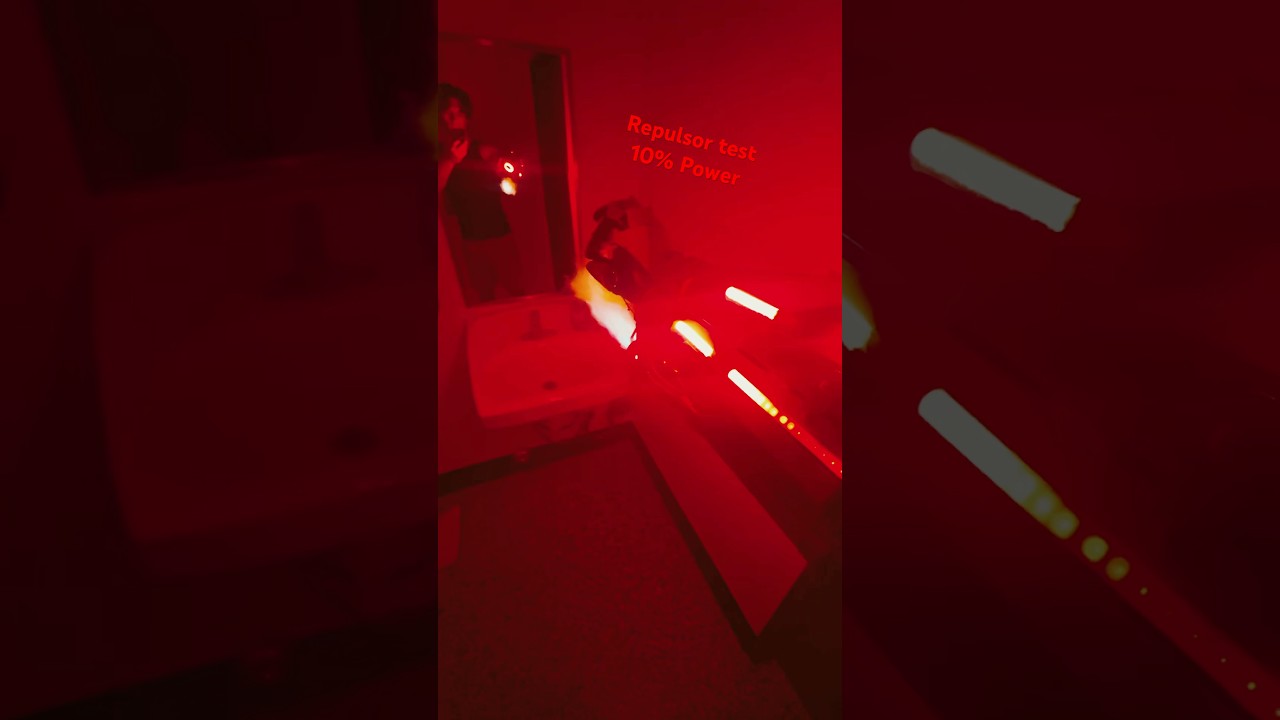 Real Iron Man Repulsor Test