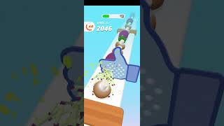 Crushing Vegetables 🍆 Perfect Slices Gameplay #games #gameplay #shorts screenshot 5