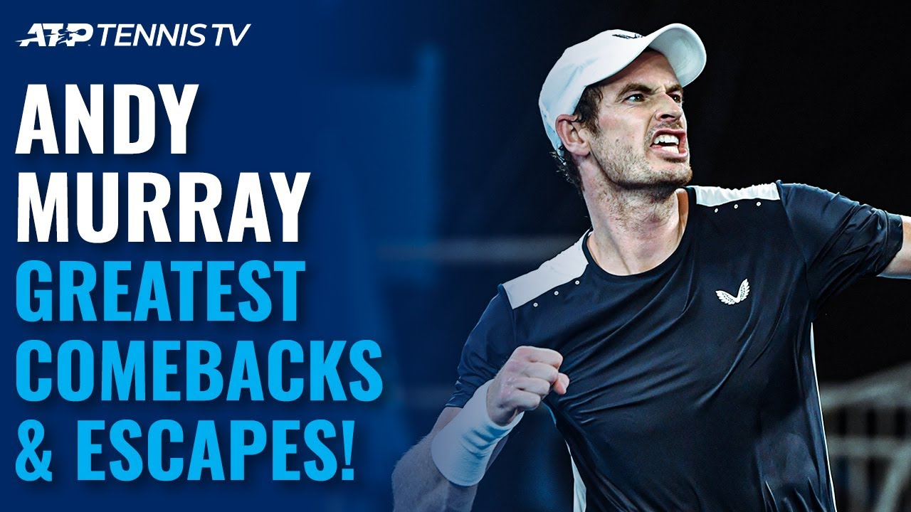 Andy Murray Greatest ATP Comebacks and Dramatic Escapes!