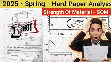 🔥 2025 Spring | Strength of Materials Full Paper Analysis | TU | PU | POU | KU | Er. Bhuwan Acharya
