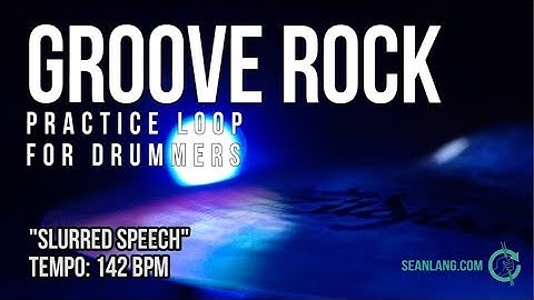 Groove Rock - Drumless Tracks For Drummers - "Slurred Speech"