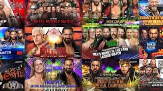 WWE All Events Name (World Wrestling Entertainment )