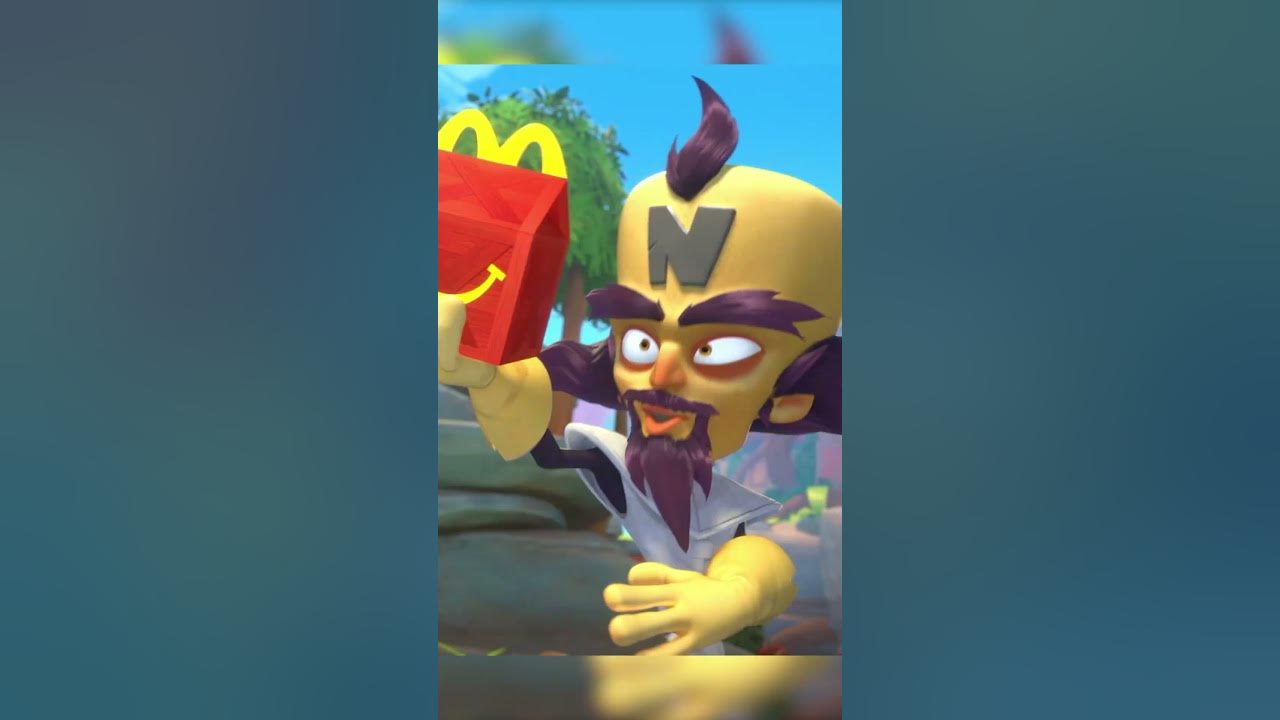 Crash Bandicoot McDonalds HAPPY MEAL AD YouTube